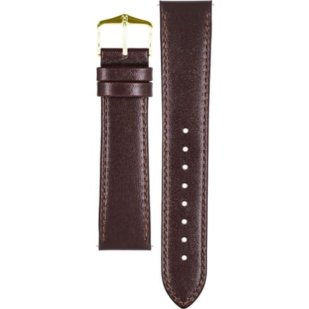 HIRSCH OSIRIS M BROWN SHINY CALF 20/18MM 03475110-1-20