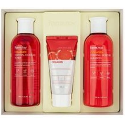 FARM STAY Collageen Essential Moisture Huidverzorging 3 SET (Toner+Emulsie+Crème)