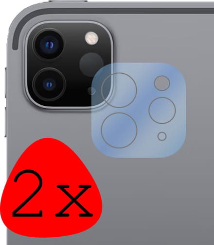 Camera Lens Protector - 2 Stuks Geschikt voor Apple iPad Pro (2020) - 11 inch - Camera Screenprotector Beschermglas - Gehard Glas - Tempered Glass - Screen Protector