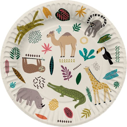 Folat - Borden (papier) - Zoo Party