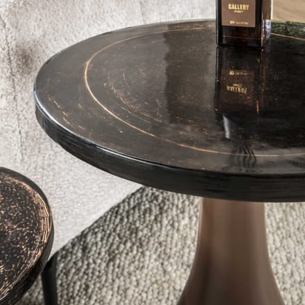 Hoyz Collection - Bijzettafel Eclipse Druppel M - Koper Antiek Finish