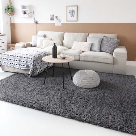 Hoogpolige loper - Shaggy Trend grijs 80x250