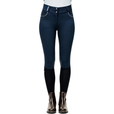 Dames mi-hoge taille full grip rijbroek Horseware Newmarket