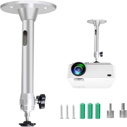 Projectorhouder - Beugel Montagebeugel - Thuisbioscoop Inrichten - Universele Montage - 175 mm - Zilver