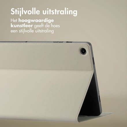 Accezz Tablet Hoes - Geschikt voor Samsung Galaxy Tab A9 Plus - Classic Tablet Case - Grijs