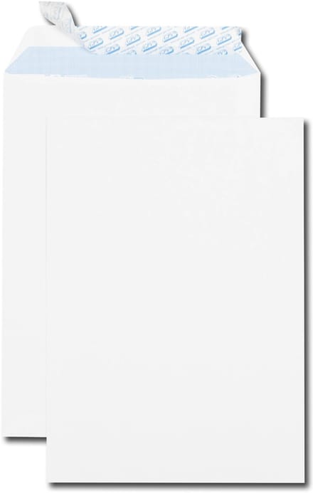 GPV envelop, C4, 229 x 324 mm, wit, zonder venster, zelfklevend, 25 st.