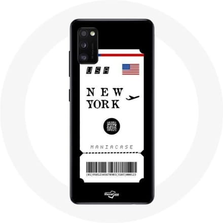 Samsung Galaxy A41 hoesje New York vliegticket