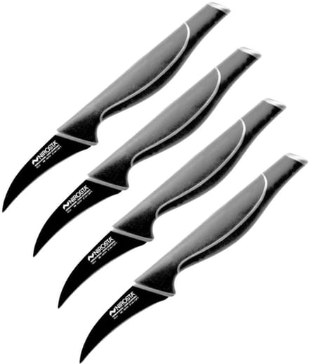 Set van 4 Officemesjes 19 cm Nirosta Black Edition