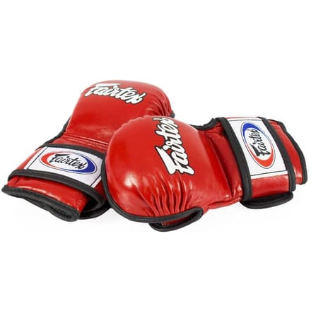 Fairtex FGV15 - MMA Sparring Handschoenen - Rood - XL - Premium Leer