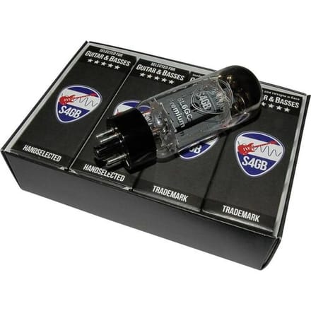 BTB Vertrieb 6L6GC S4GB Premium Elektronenbuis Matched Kwartet Geselecteerd voor Gitaren Eindpentode Aantal polen: 8 Fitting: Octal 4 stuk(s)
