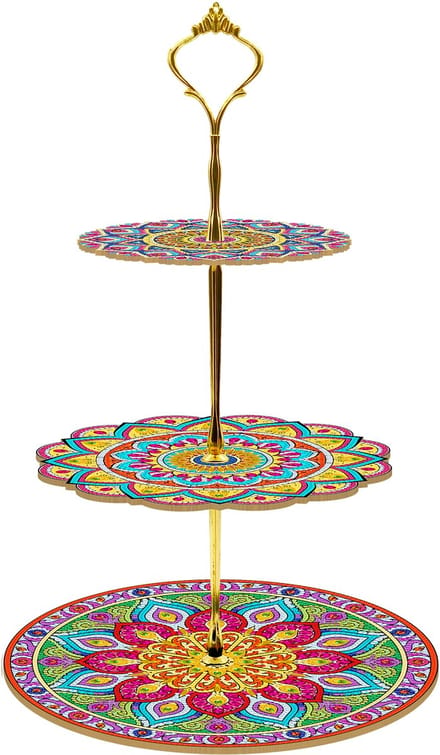 Etagère 331 - Mandala - Diamond painting - compleet pakket - Diamond painting by WietskeMa