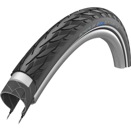 Stijve band met reflector Schwalbe Delta Cruiser Plus Active Punctureg. Twinskin 47-406