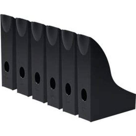 DURABLE tijdschriftenhouder Basic, A4, polystyreen, zwart