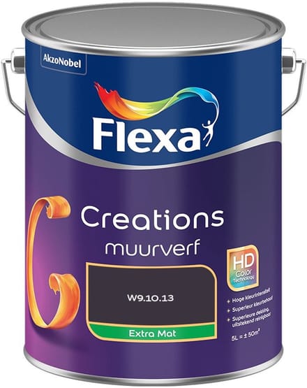 Flexa - Creations Muurverf Extra Mat - W9.10.13 - Mengverf - 5 L