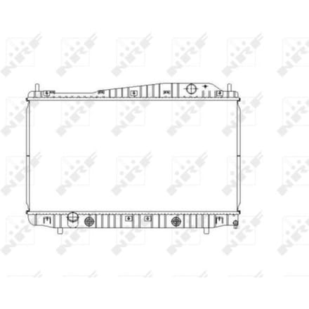 Radiator, motorkoeling NRF 53482