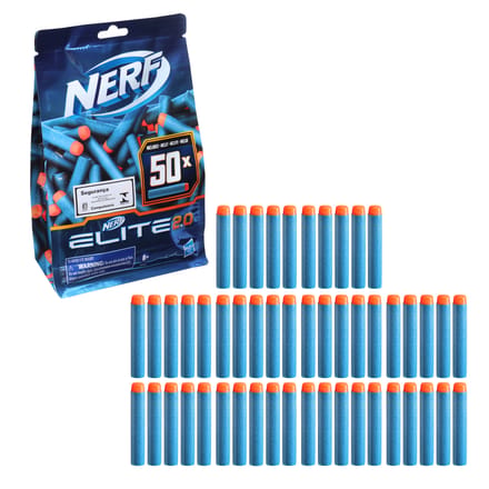 NERF Elite 2.0 Refill pack - met 50 Officiële Nerf Elite 2.0 darts - Nerf Elite Pijltjes