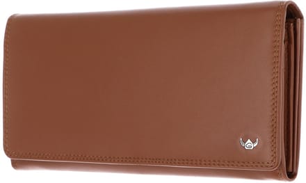 Golden Head Leren portemonnee Polo RFID Protect Damenbörse 2802 Cognac bruine
