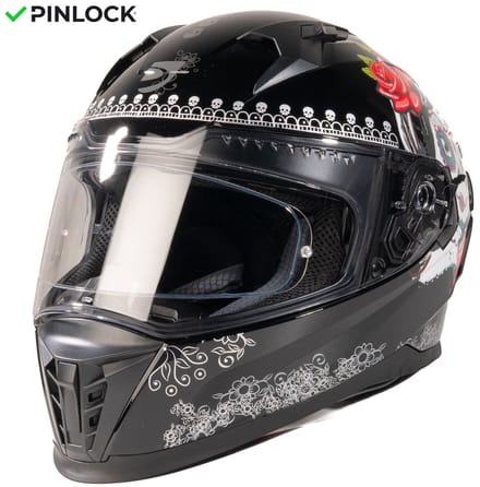 DXR Integraalhelm - Eros Santita - Zwart - M