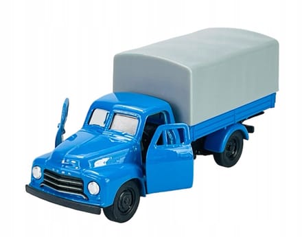 Welly Old Timer 1952 Opel Blitz Blauw Metaal Model 1:34