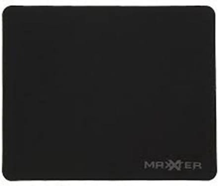 Muismat rechthoek - Zwart - 22 x 18 cm