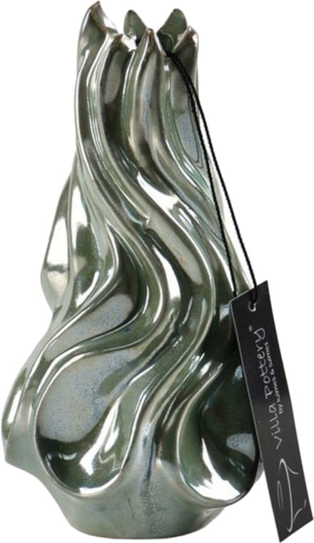 Villa Pottery - Vaas 'Tortile Green' - Maat M