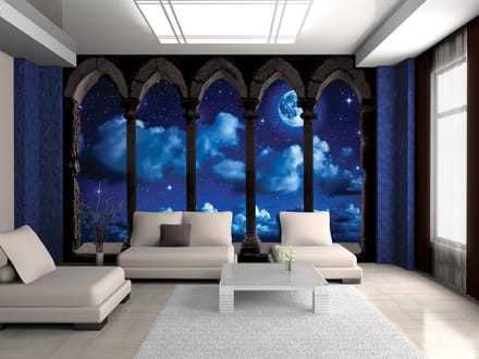 Poster | Blauw | 104 x 70,5 cm