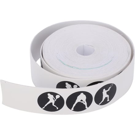 Tennisracketkop Antikrastape Racketkop Framebescherming PU Beschermsticker(Wit ) white