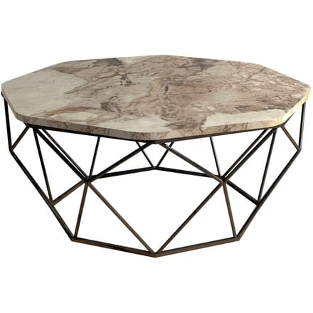 Diamond Salontafel | 100% MELAMINE | Wit - Emob - Salontafel - Grijs - Melamine