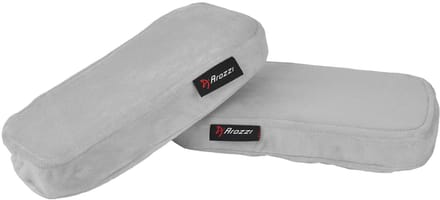 Arozzi Armleuning Kussens - Memory Foam - Velvet Hoes - Grijs