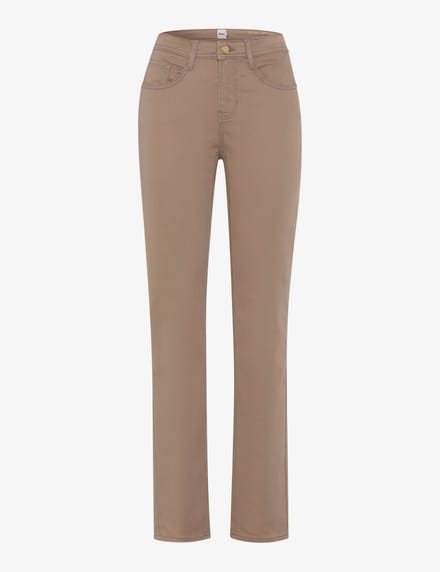 Brax Dames Broek  Style CAROLA TAUPE, lichtbruin, maat 48