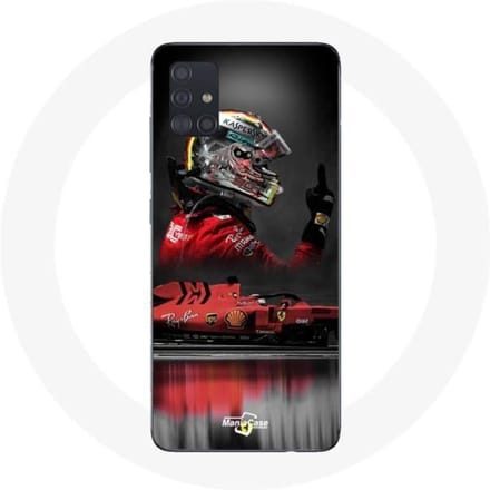 Coque - Formule 1 - Samsung Galaxy A51 - Souple - Rouge - Sebastian Vettel rouge