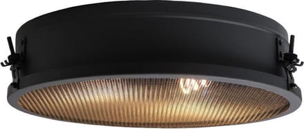 Brilliant Zois - Plafondlamp - E27 max 2x60W - Zwart