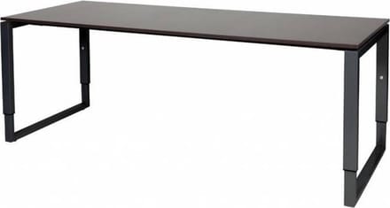 Verstelbaar Bureau - Plus 200x80 logan - zwart frame