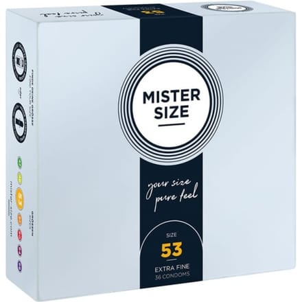 MISTER SIZE 53 Ultra Dunne M condooms (36 pack)