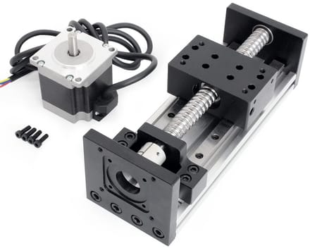 Lineaire Gidsrail met Balschroef en Stappenmotor voor CNC Machines