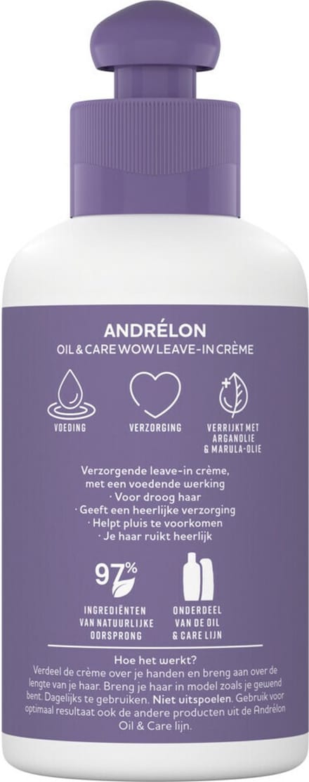 Andrelon WOW Leave-In Creme Oil & Care 200 ml