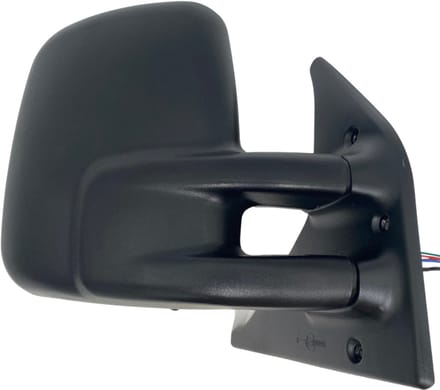 BILMAX Buitenspiegel voor VW Transporter T4 Multivan 4 1990–2003 Zwart 3+2-polig Rechts