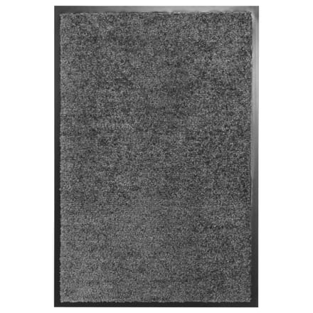 vidaXL - Deurmat - wasbaar - 40x60 - cm - antraciet