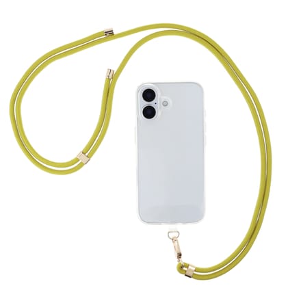 Selencia Universeel telefoonkoord - Telefoon Ketting - GSM Koord - Olive Dust