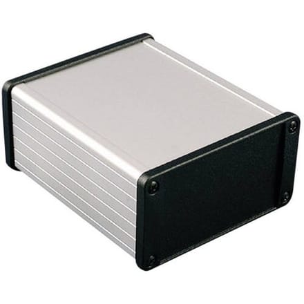 Hammond Electronics 1457C801BK Universele behuizing 80 x 59 x 30.9 Aluminium Zwart 1 stuk(s)