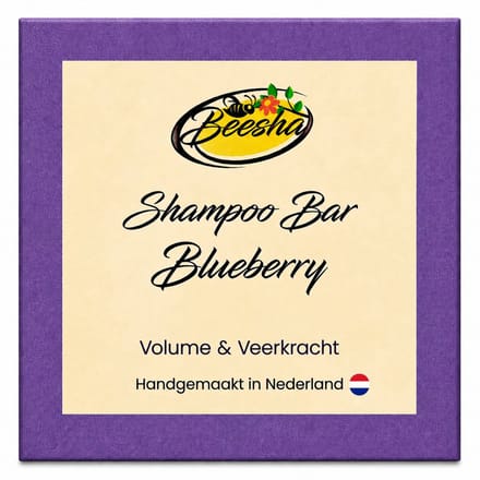 Beesha - Shampoo Bar Blueberry - Vegan - Sulfaatvrij - Parabeenvrij - CG Proof
