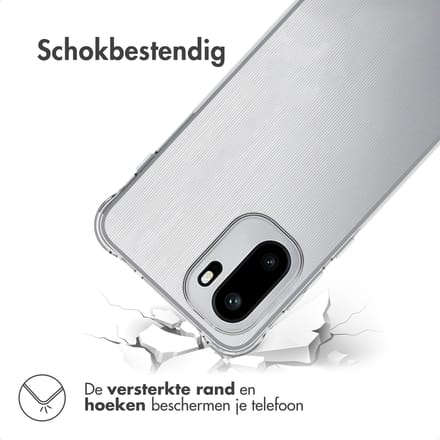imoshion Hoesje - Geschikt voor OnePlus 15R - Shockproof Case - Transparant