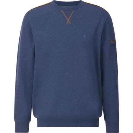 Babista herren Sweatshirt - 44/46 - blauw - Plus Size