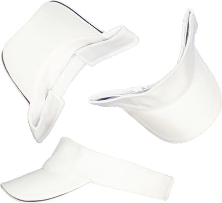 Zonneklep Wit Basic Blanco - Pakket 3 stuks - Origineel Design