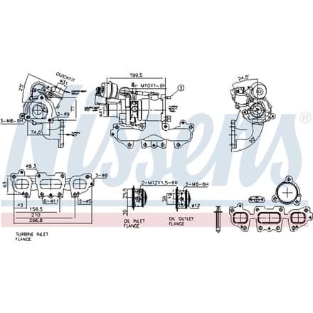 Supercharger, drukvulling NISSENS 93446
