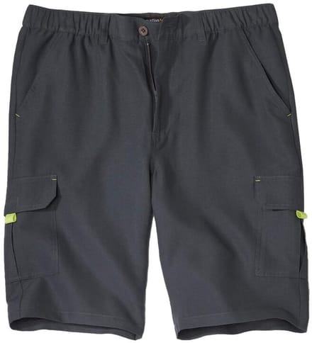 ATLAS FOR MEN - Bermuda Cargo Microvezel - Heren - Verkrijgbaar in grote maten - 5XL