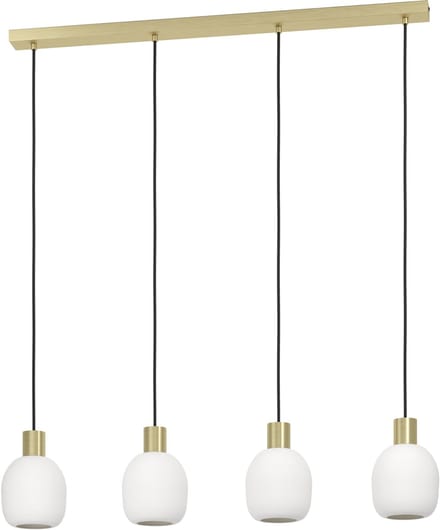 EGLO Manzanares Hanglamp - E27 - 97 cm - Wit|Goud