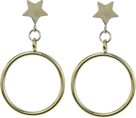 Behave - Oorhangers goudkleur ster - Modern accent voor daglook