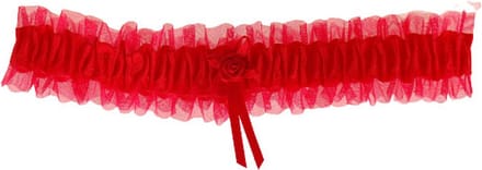 Kousenband rood