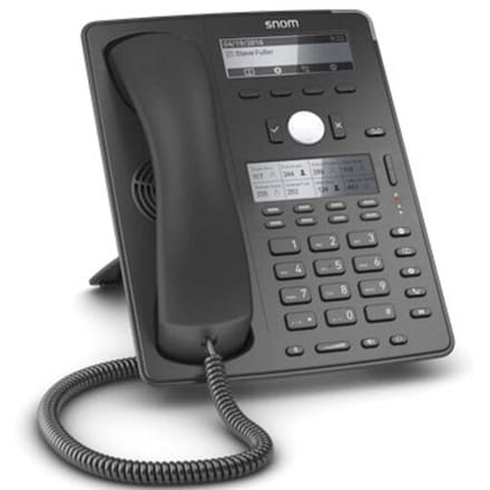 SNOM D745 Vaste VoIP-telefoon Handsfree, Headsetaansluiting Grafisch display Zwart